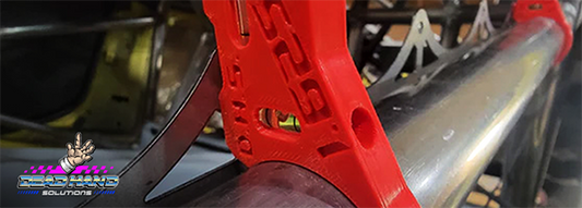 Red speed jig on tube