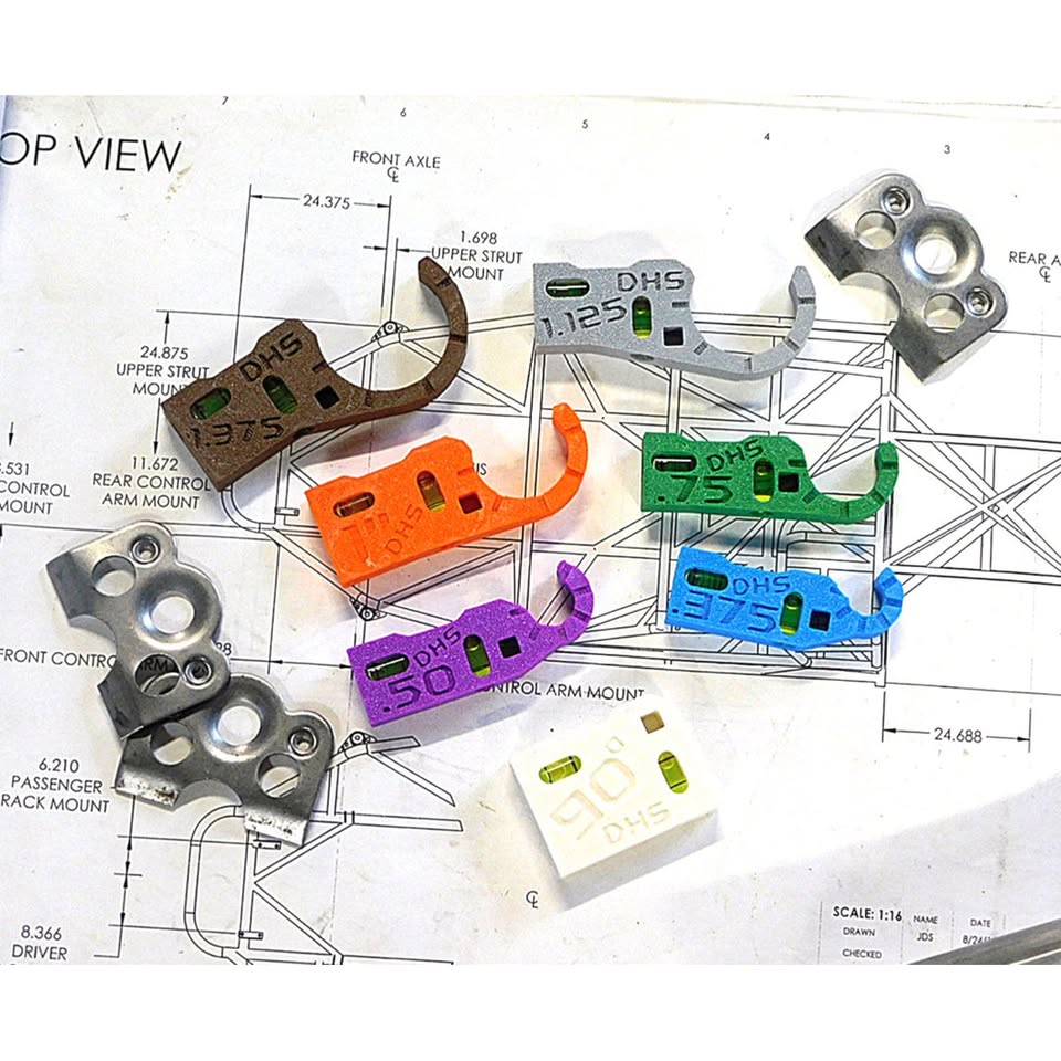 Small Tube Pro Kit — 9-piece Dead Hand Solutions Chassis Speed Jig bundle for Dzus tab placement on small and specialty-diameter tubing