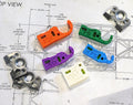 Small Tube Builder Kit — 5-piece Chassis Speed Jig bundle for precise Dzus tab placement on small diameter tubing